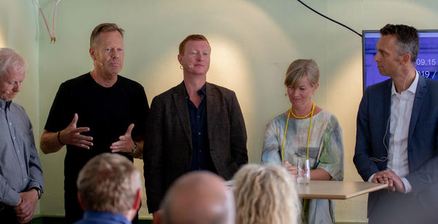Jørgen Wettestad in panel debate during Arendalsuka. Photo: Jan D. Sørensen
