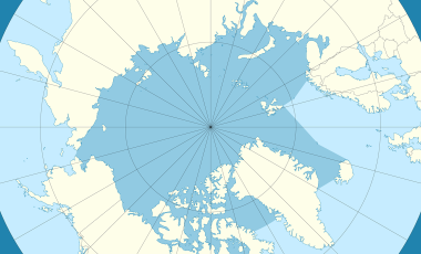 Map of the Arctic Ocean. Grid Arendal. 