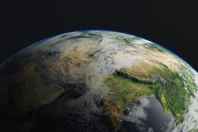Earth from above. Photo: Vimal S on Unsplash