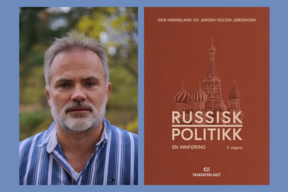 Geir Hønneland med ny bokutgave: Russisk politikk. Foto: Jan D. Sørensen/Fagbokforlaget